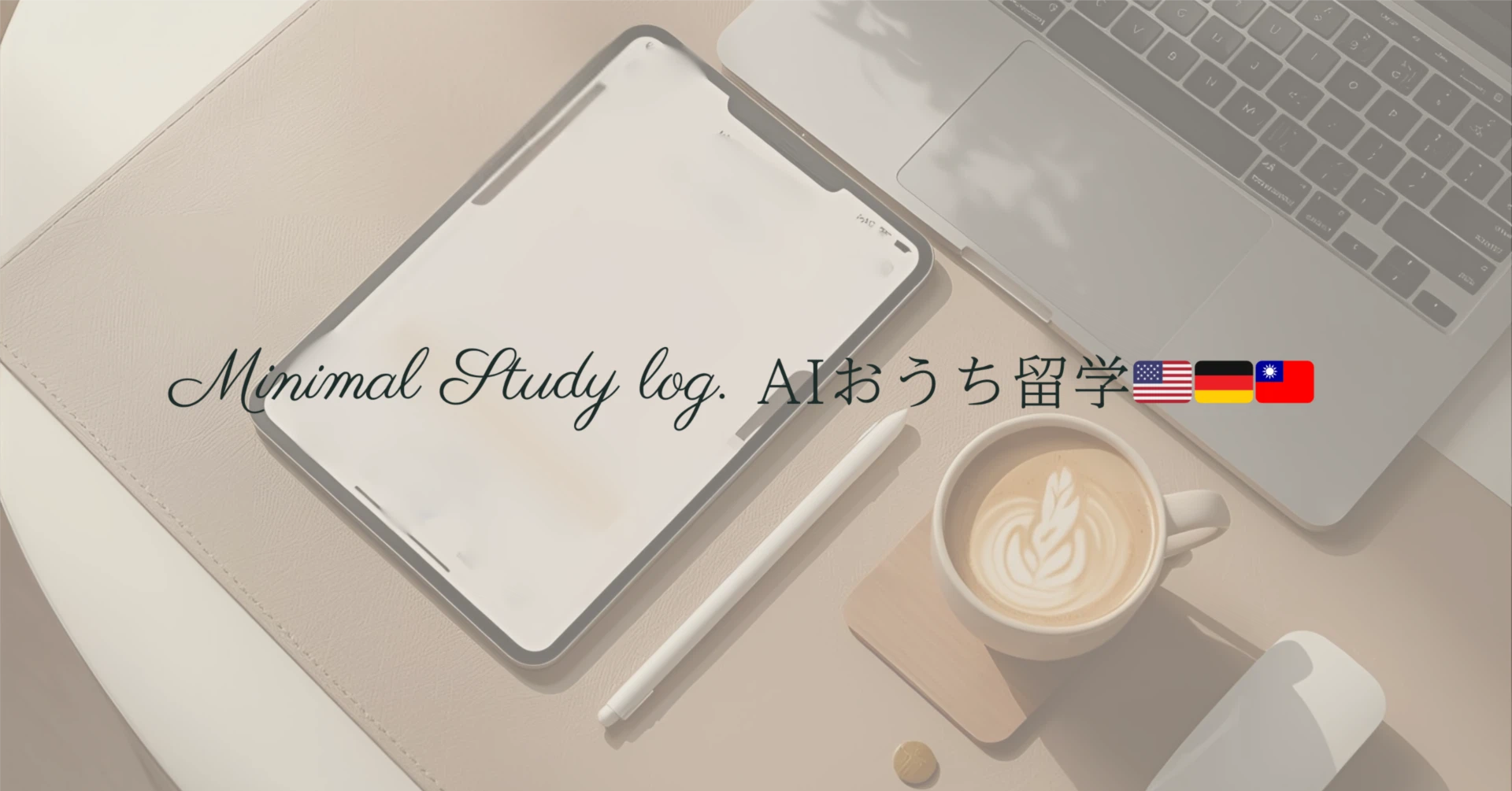 Minimal Study log. | Anne-AIと生きる30代のお手軽おうち留学🇺🇸🇩🇪🇹🇼｜note