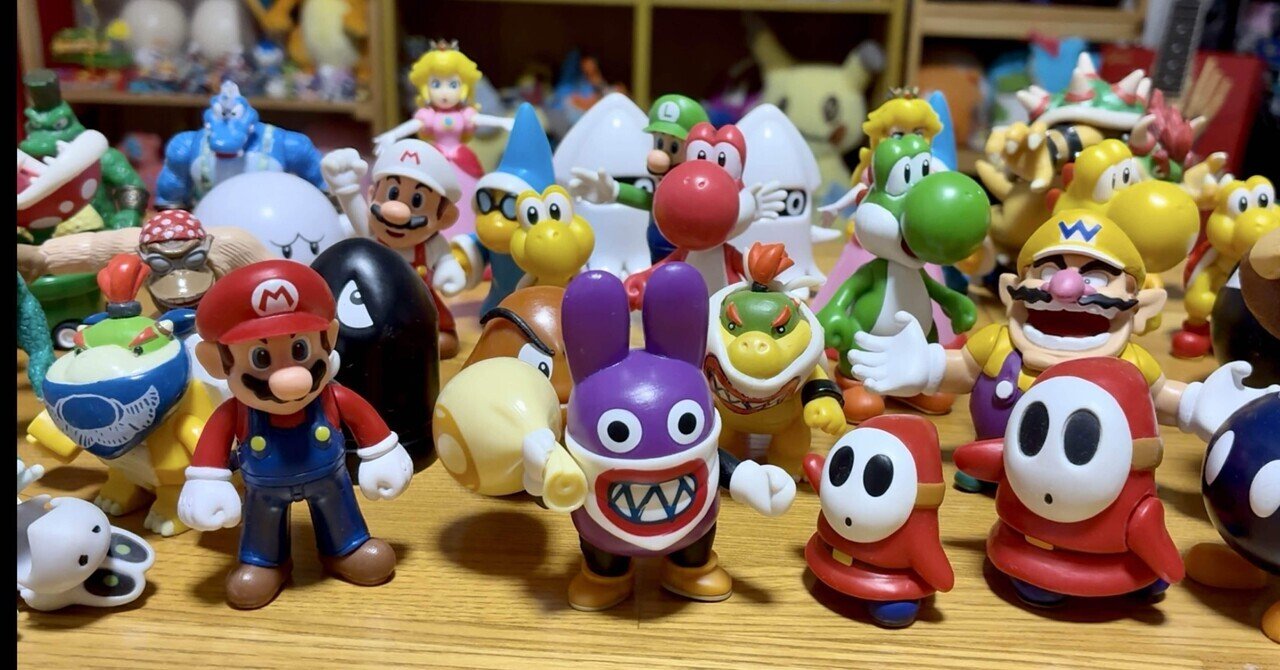 スーパーマリオフィギュアコレクションの泥棒が仲間入りしました