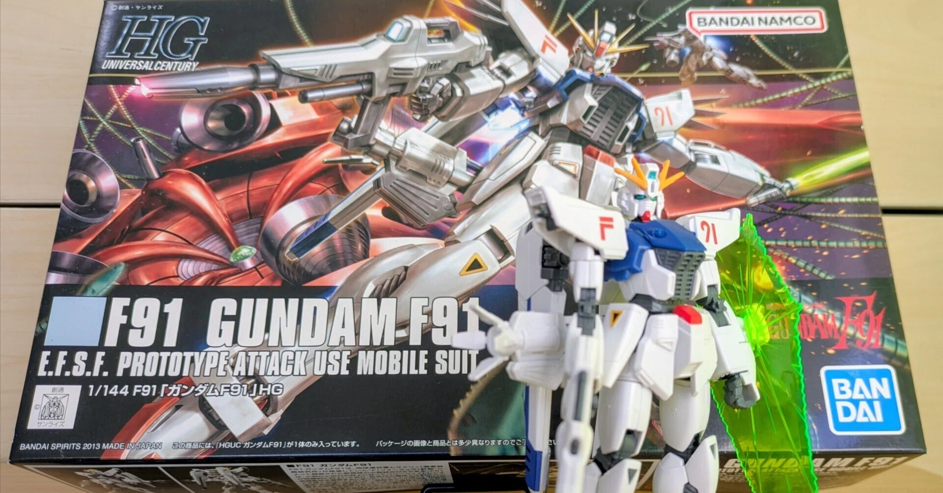 F91ガンダム HG｜Masa/絵/プラモ/7月から大学生(ニュージーランド