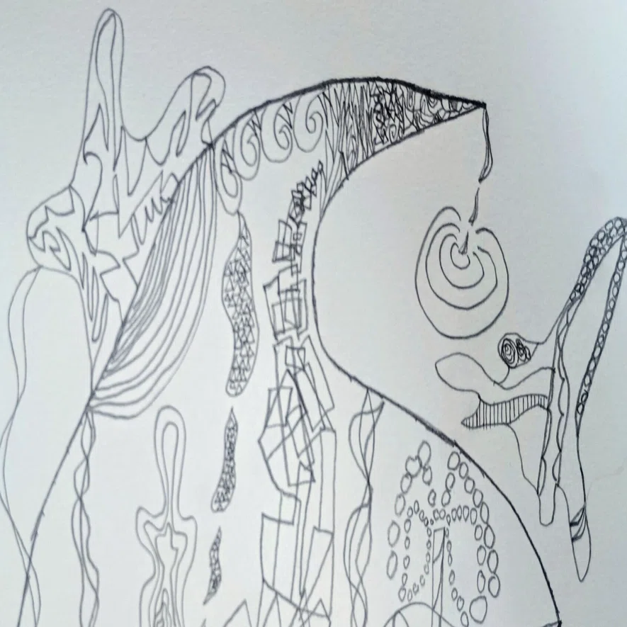 俺が中学の授業で作った抽象アート 抽象画”を描いて美術の内申点を稼いだ話｜12月を師走にするnote