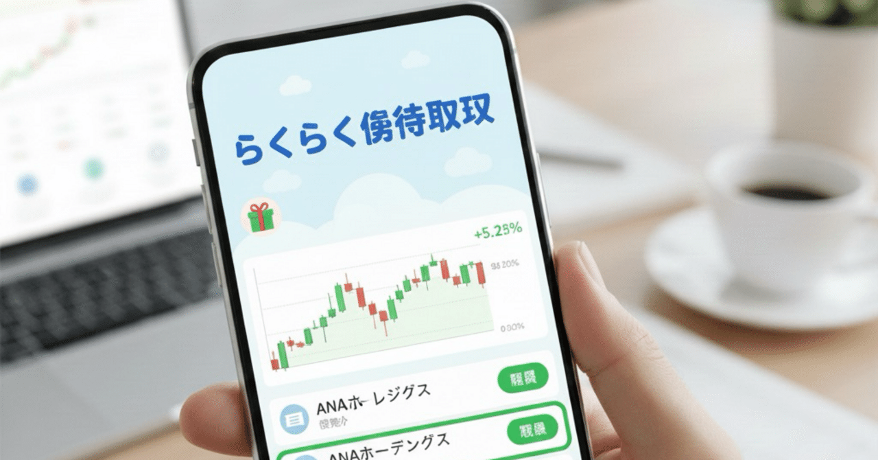 初心者の私が見た「らくらく優待取引」｜メリット・デメリットを初心者なりに整理してみた｜てんとう虫のちょこまか記録