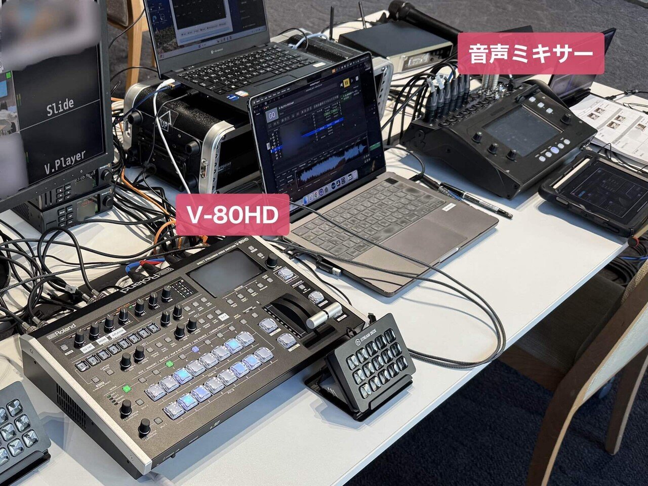 映像スイッチャー「Roland V-80HD」の魅力を、VR-6HDと比べながら紹介