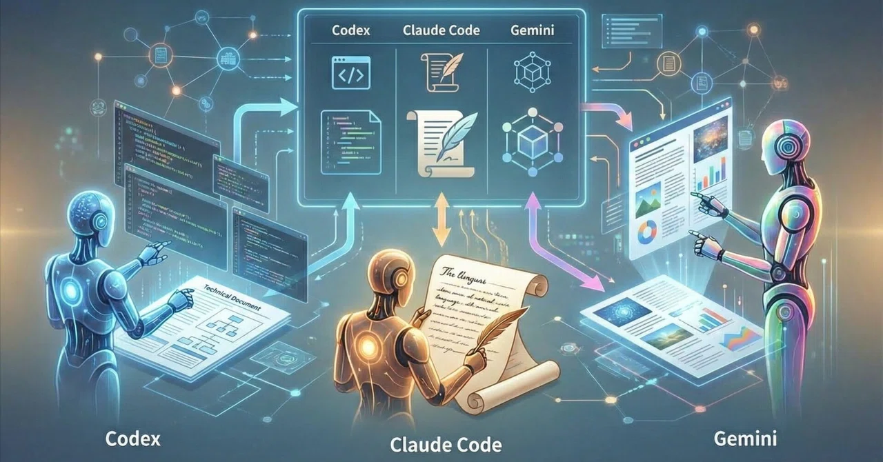 Codex/Claude Code/Gemini の文書作成能力を比較する|Yuta Okada|岡田雄太