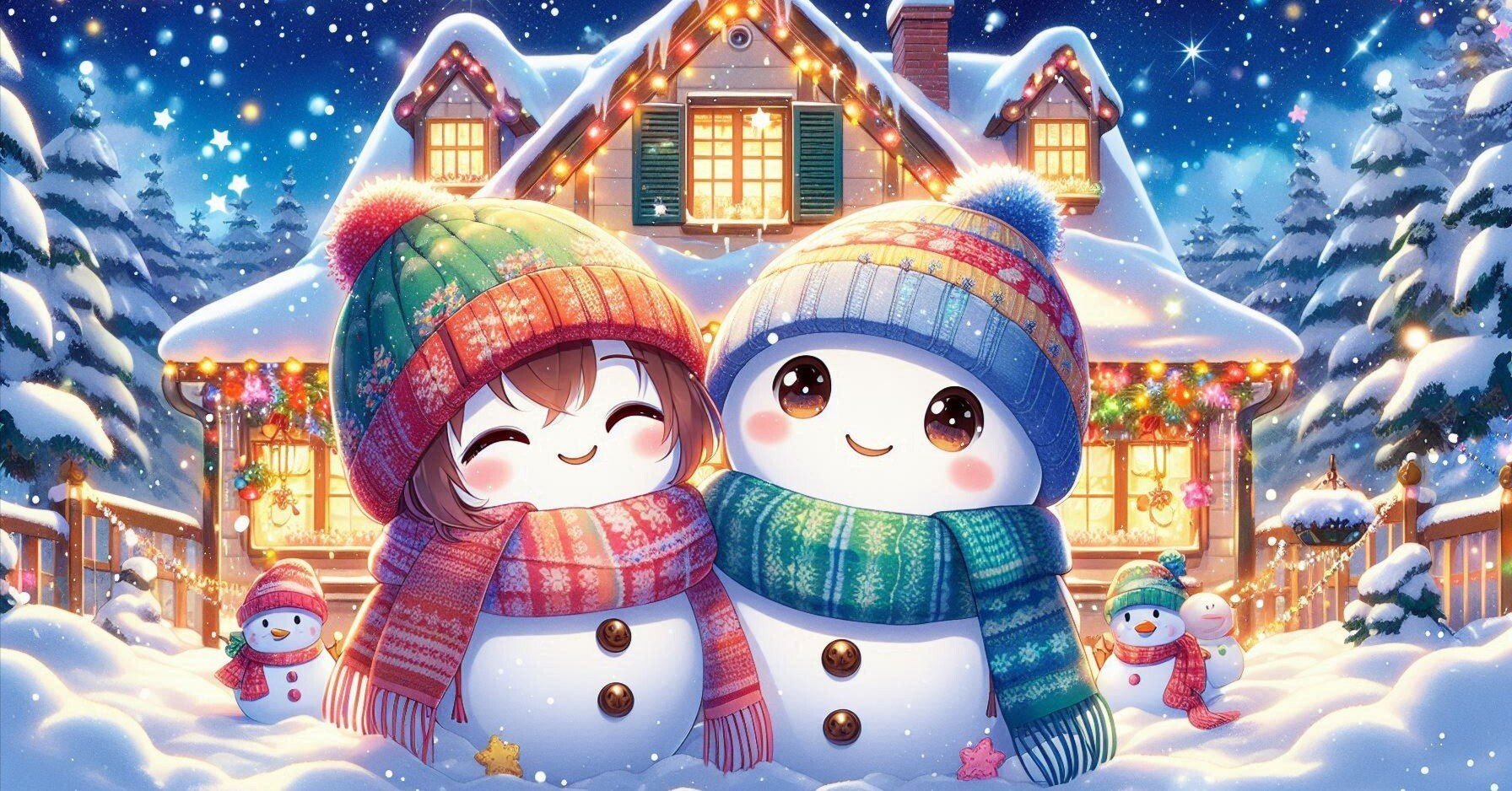 雪だるまの話｜soramineko