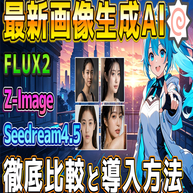 無料or安価】NanoBananaProの代わりに使うべき画像生成AI3選【FLUX2