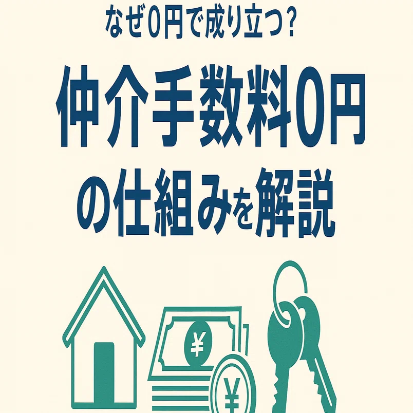 なぜ0円で成り立つ？】仲介手数料0円の仕組みをプロがわかりやすく解説 