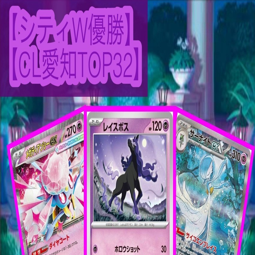 シティリーグW優勝＆CL愛知Best32】公式大会入賞多数！純正サーナイト