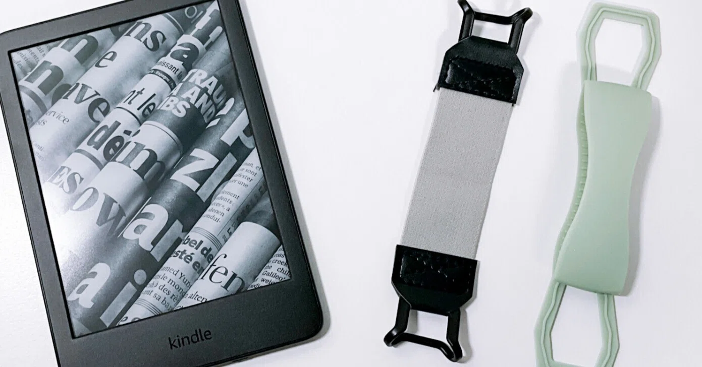 無印Kindle】使いやすい「ハンドストラップ（バンド）」はどちらか装着