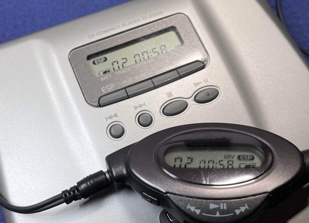 名機SONY D-E505の入手のチャンス！CDウォークマン取り扱い説明書付