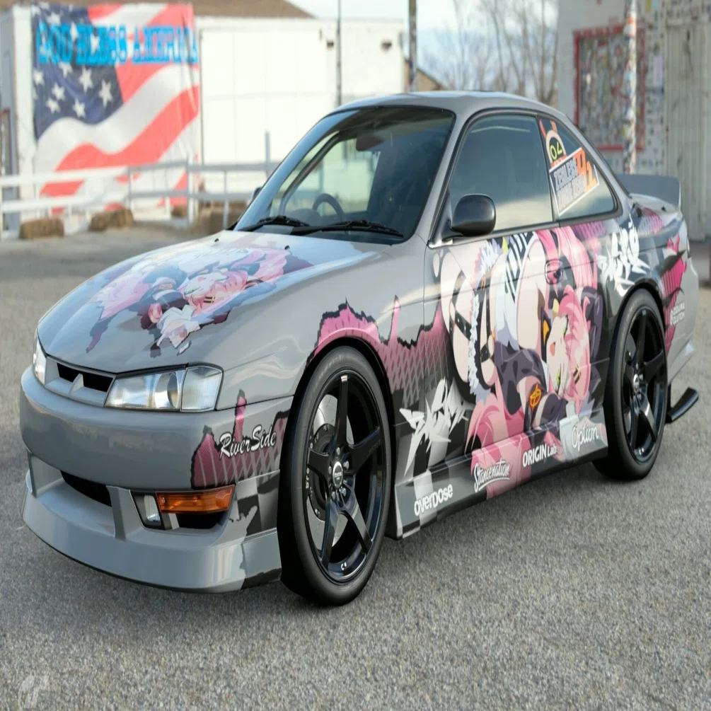灰色痛車シルビアの夜、今日のグランツーリスモ7。#日産 シルビア K's