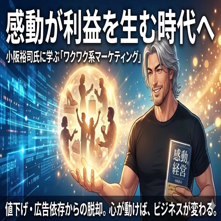 小阪 裕司さん ― “感動”が利益を生む時代へ｜けい@AIと共に未来を作る
