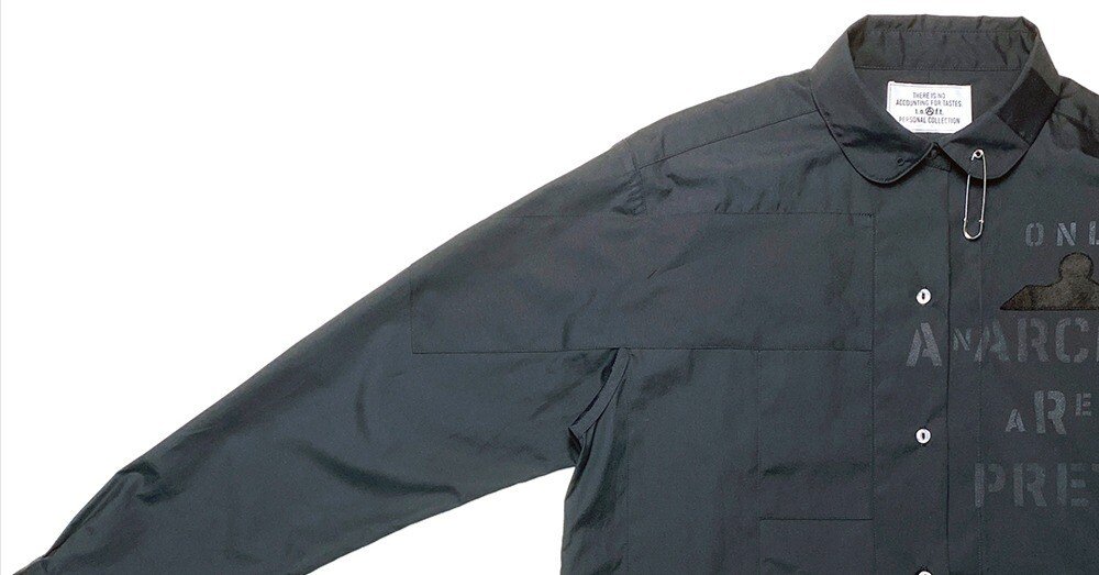 アナーキーシャツ165 -black riot：名だたるブランドを着てきた方が