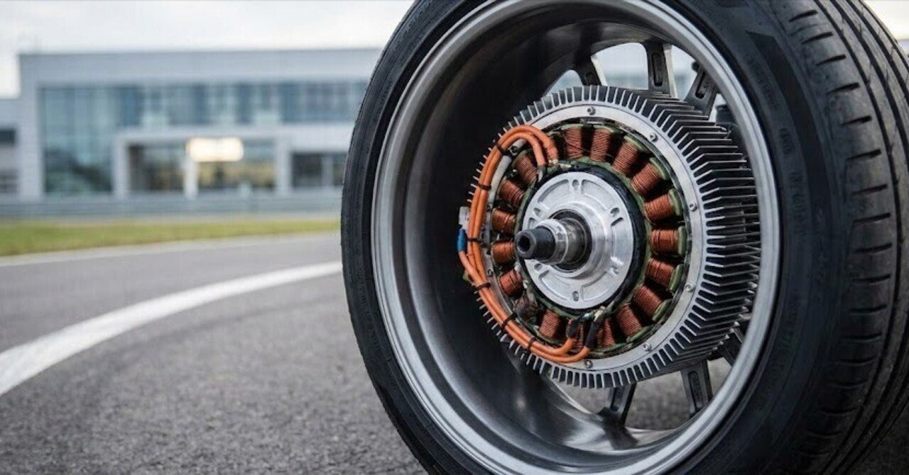 ホイールインモーター 産業] 「走るスマホ」の最終形態。日立が描くインホイールモーター