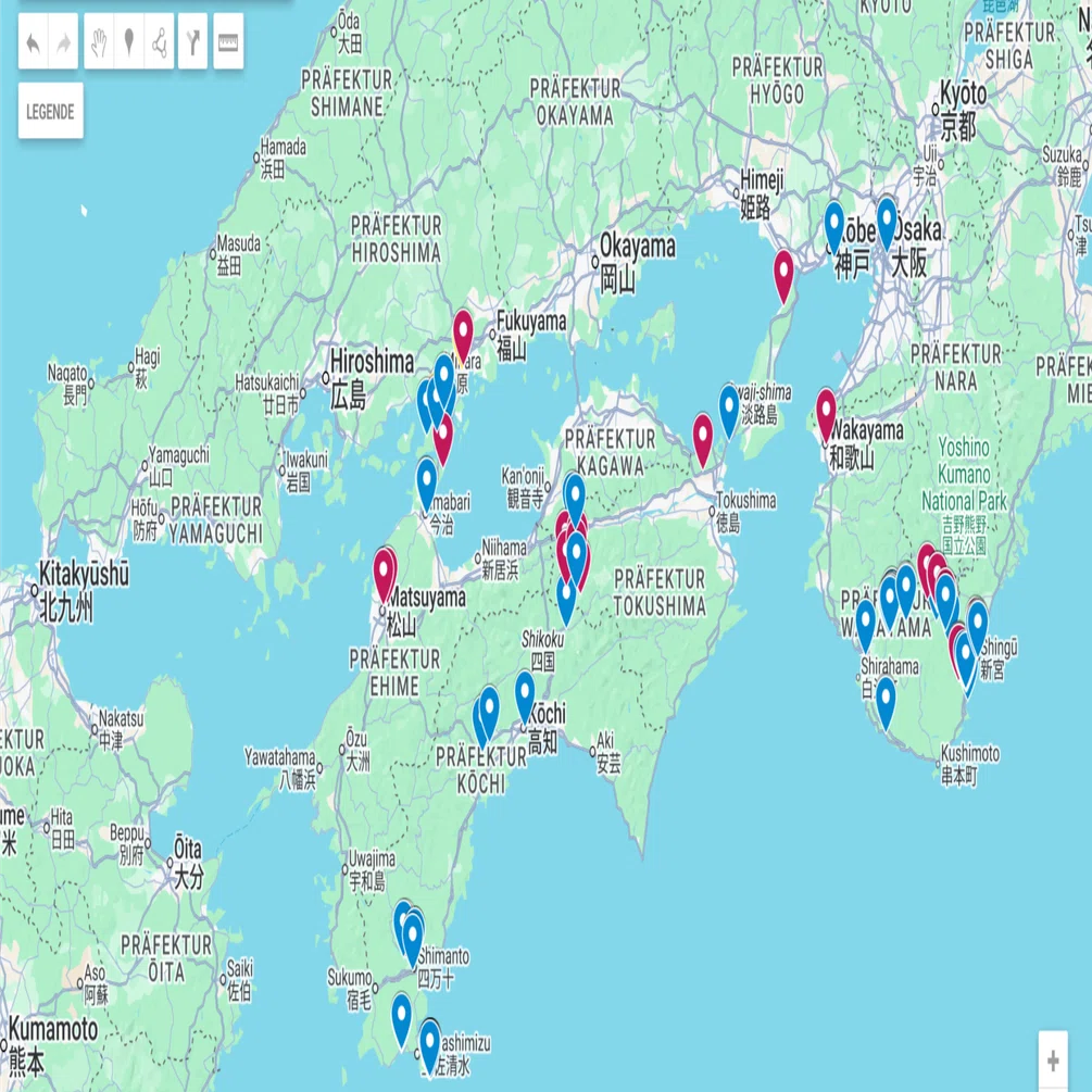 和歌山・四国欲張り旅行2025 ① 旅のルート｜ChikaTravel 2.0