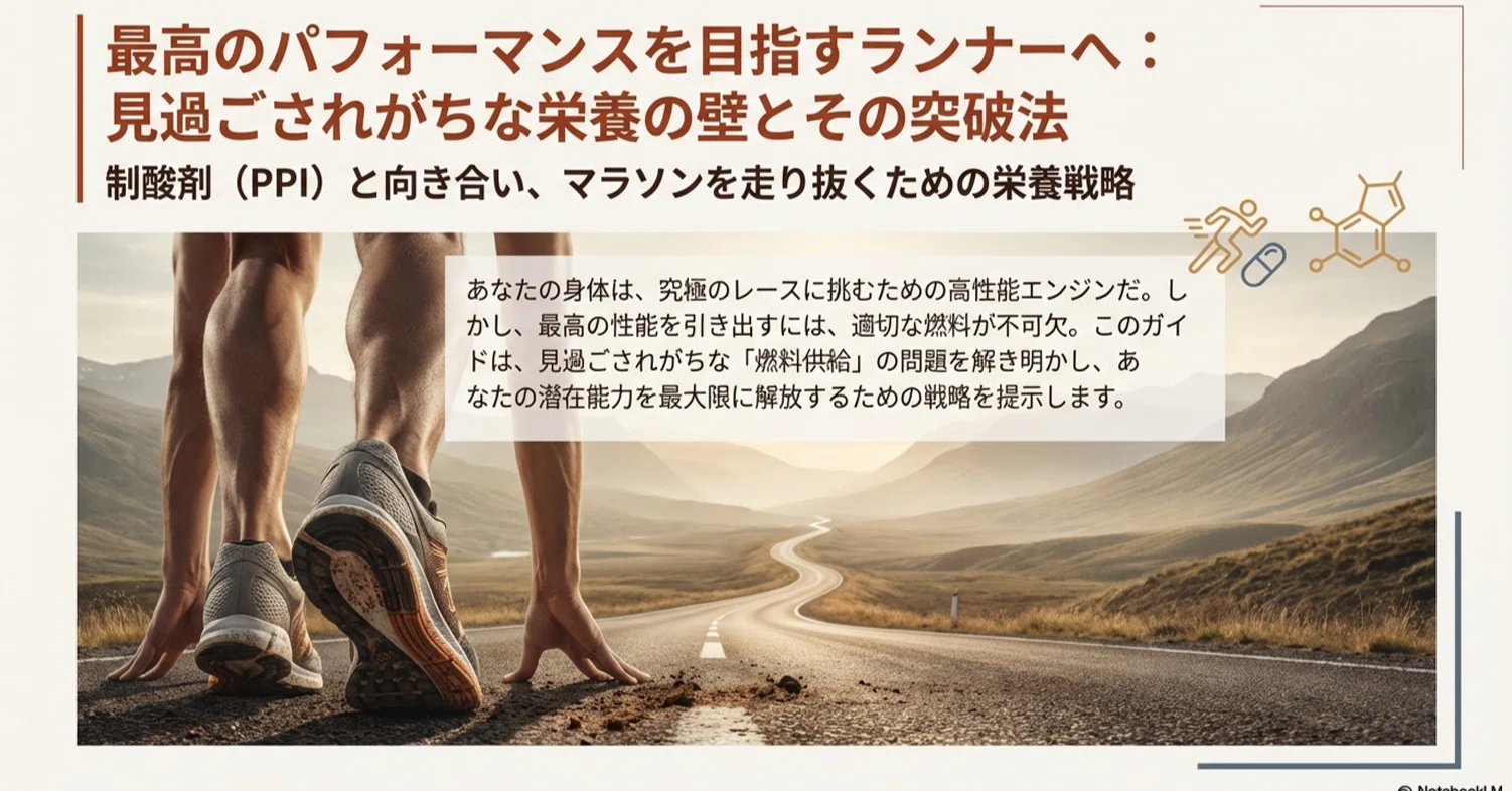 ランナーのための栄養戦略：胃酸を抑える胃薬と向き合う方法～胃薬を