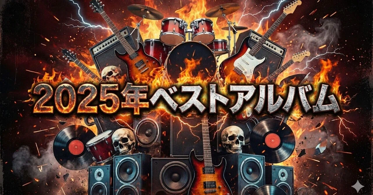 2025年 私的ベストメタルアルバム15枚｜ヴァジュラ𝔦𝔡