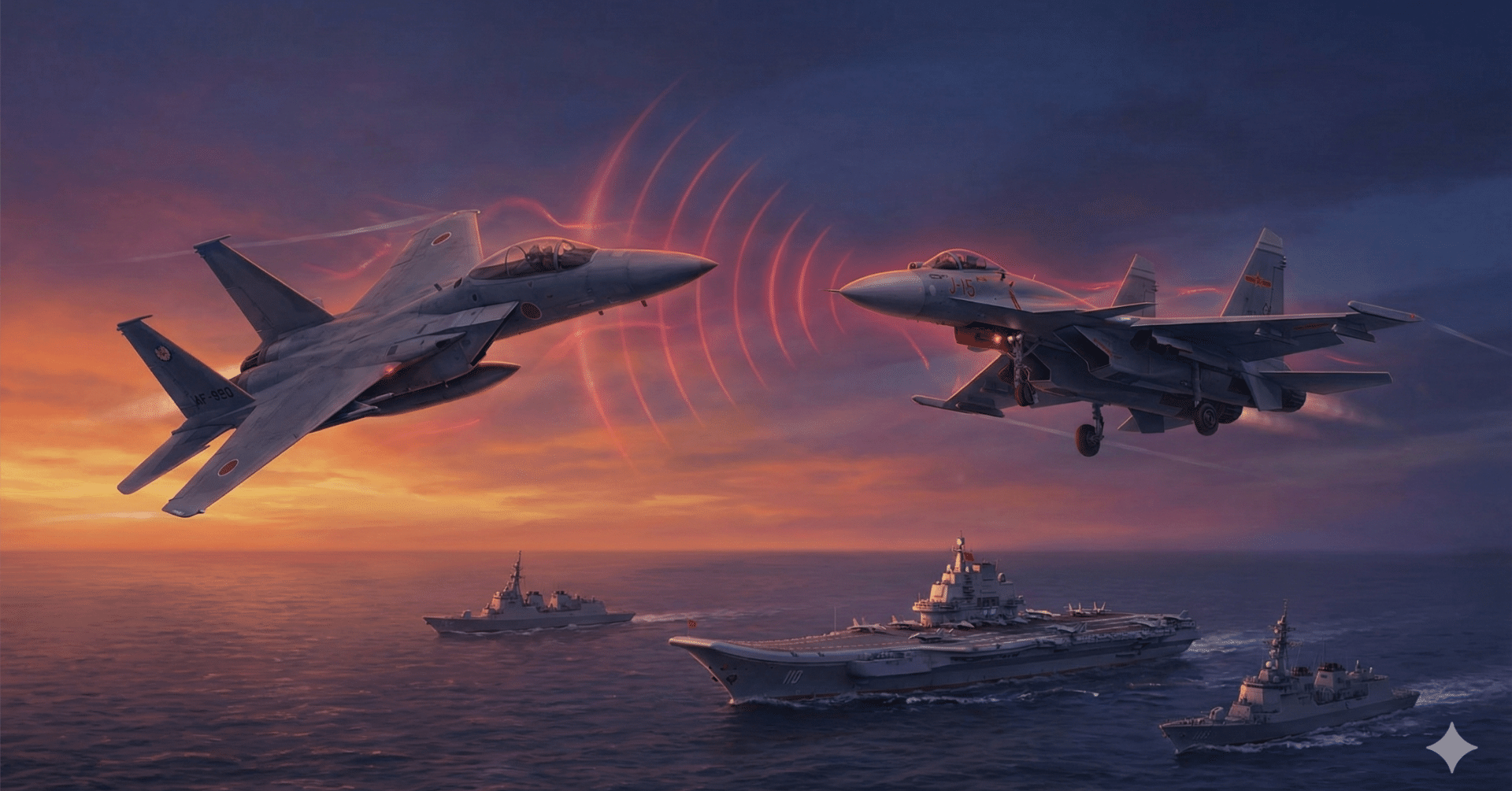 中国軍機が自衛隊F15にレーダー照射 背景にある軍事バランスとグレー