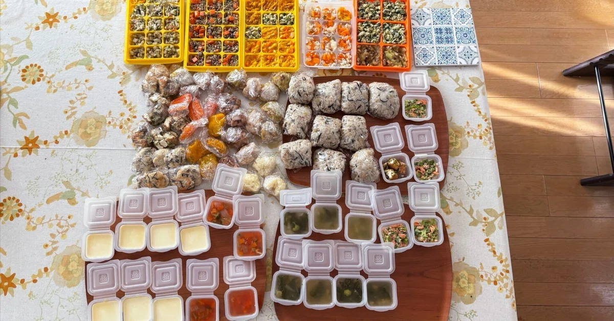 [Baby Food Preparation] A Weekend Dedicated to Making Baby Food ②｜ばっちょママ