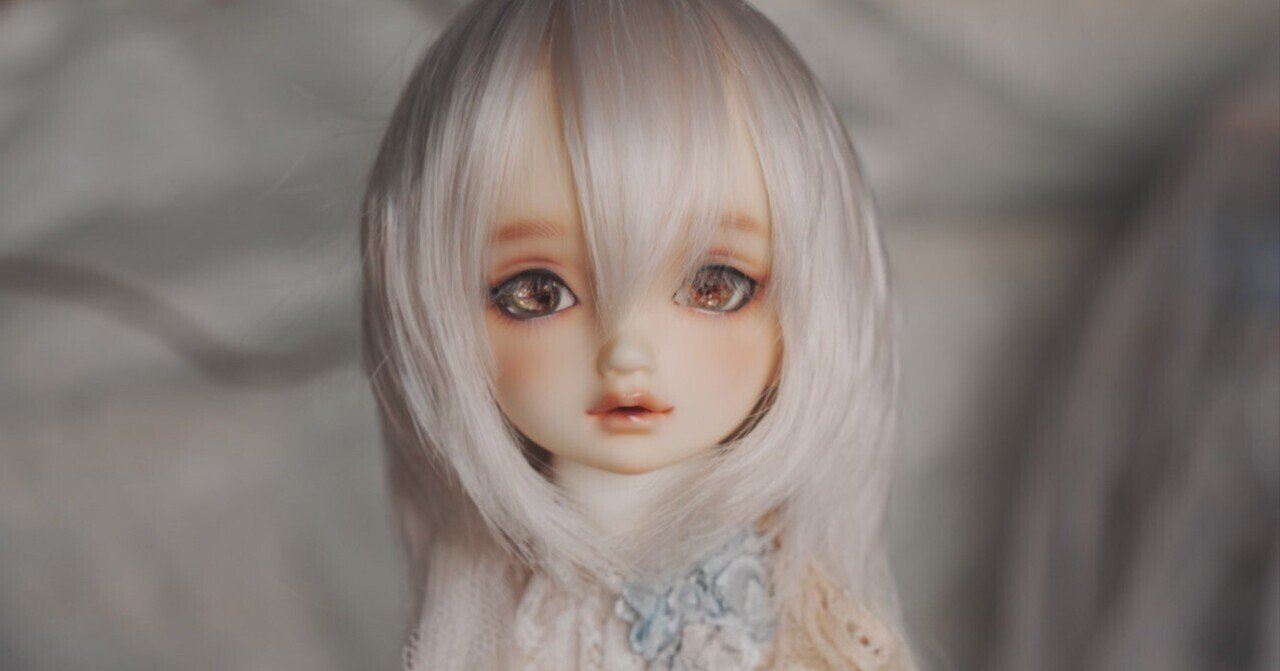 Vincent 8inch 展示品の着用写真 ｜DeeRibbon | ドールウィッグ製作