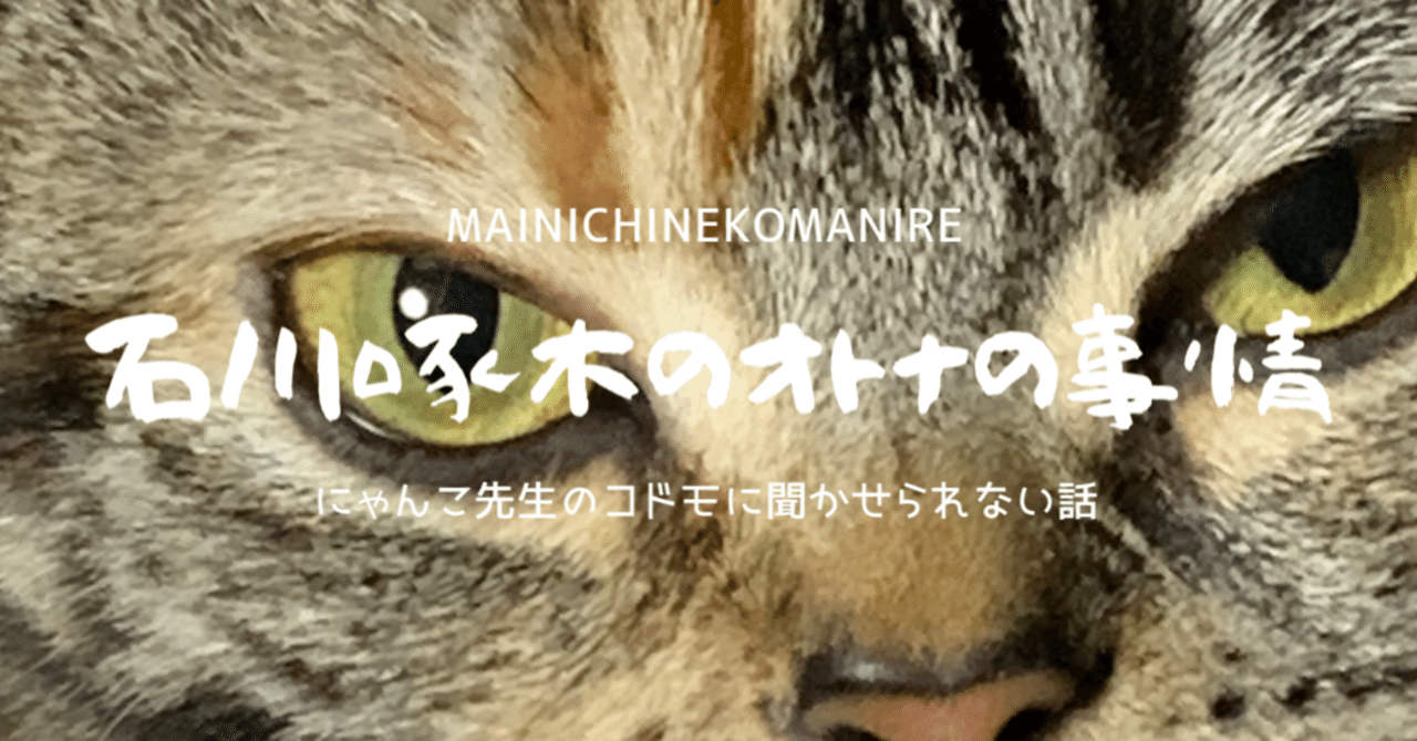 石川啄木のオトナの事情｜るー