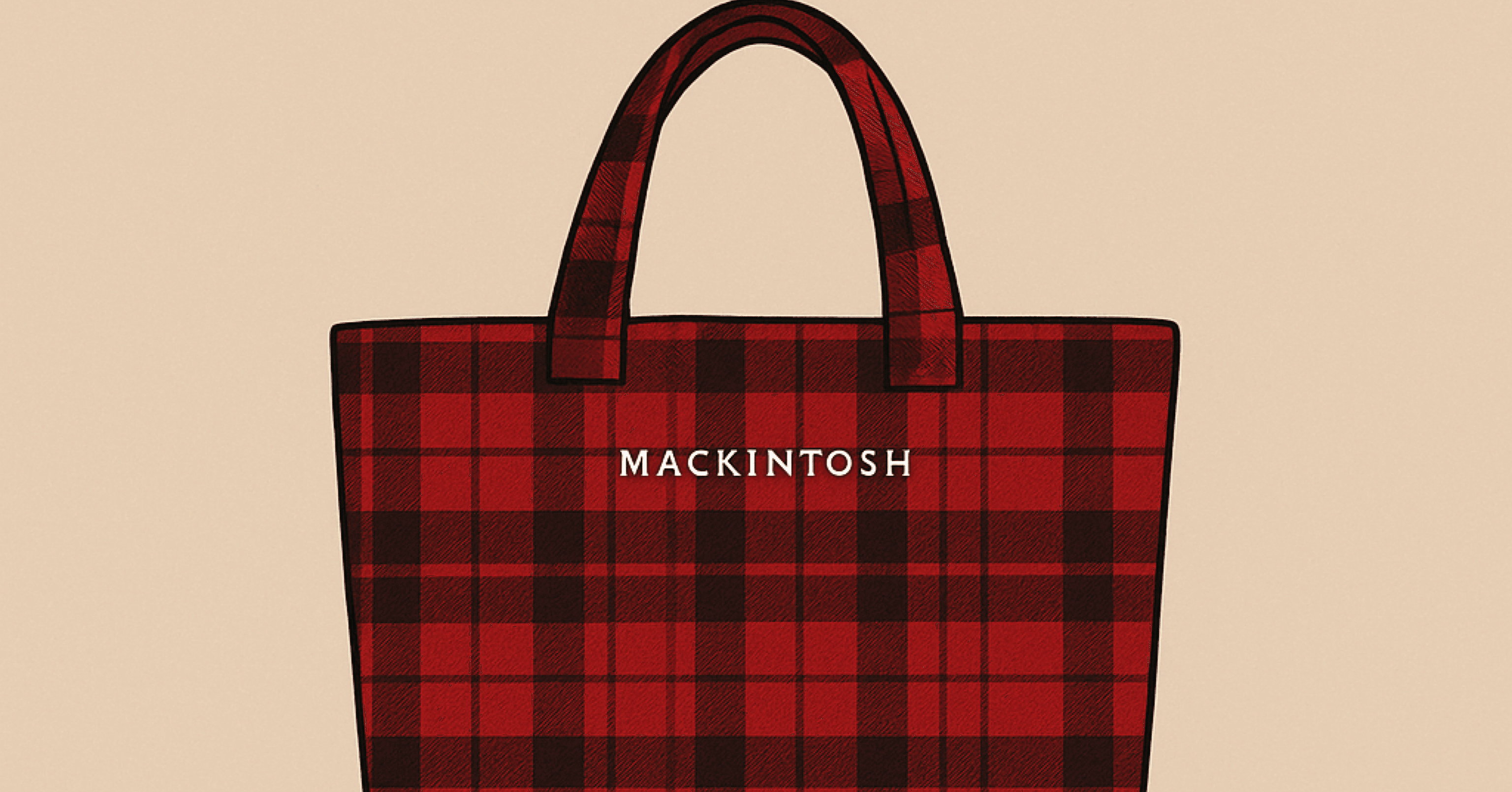 今月の当たり付録はこれ！可愛すぎる赤×黒チェックのトートバッグ｜苺大福