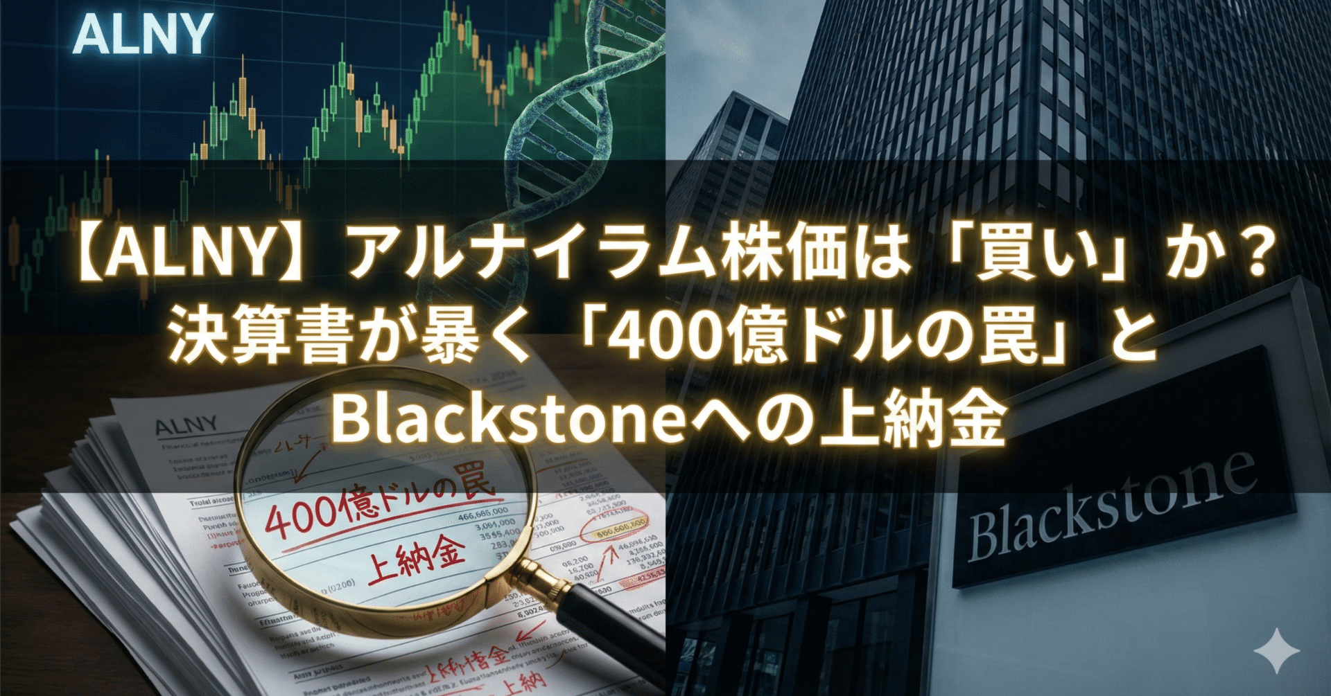 ALNY】アルナイラム株価は「買い」か？1.5万文字で暴く「400億ドルの罠」と決算書の裏側【機関投資家級レポート】｜すがちゃん