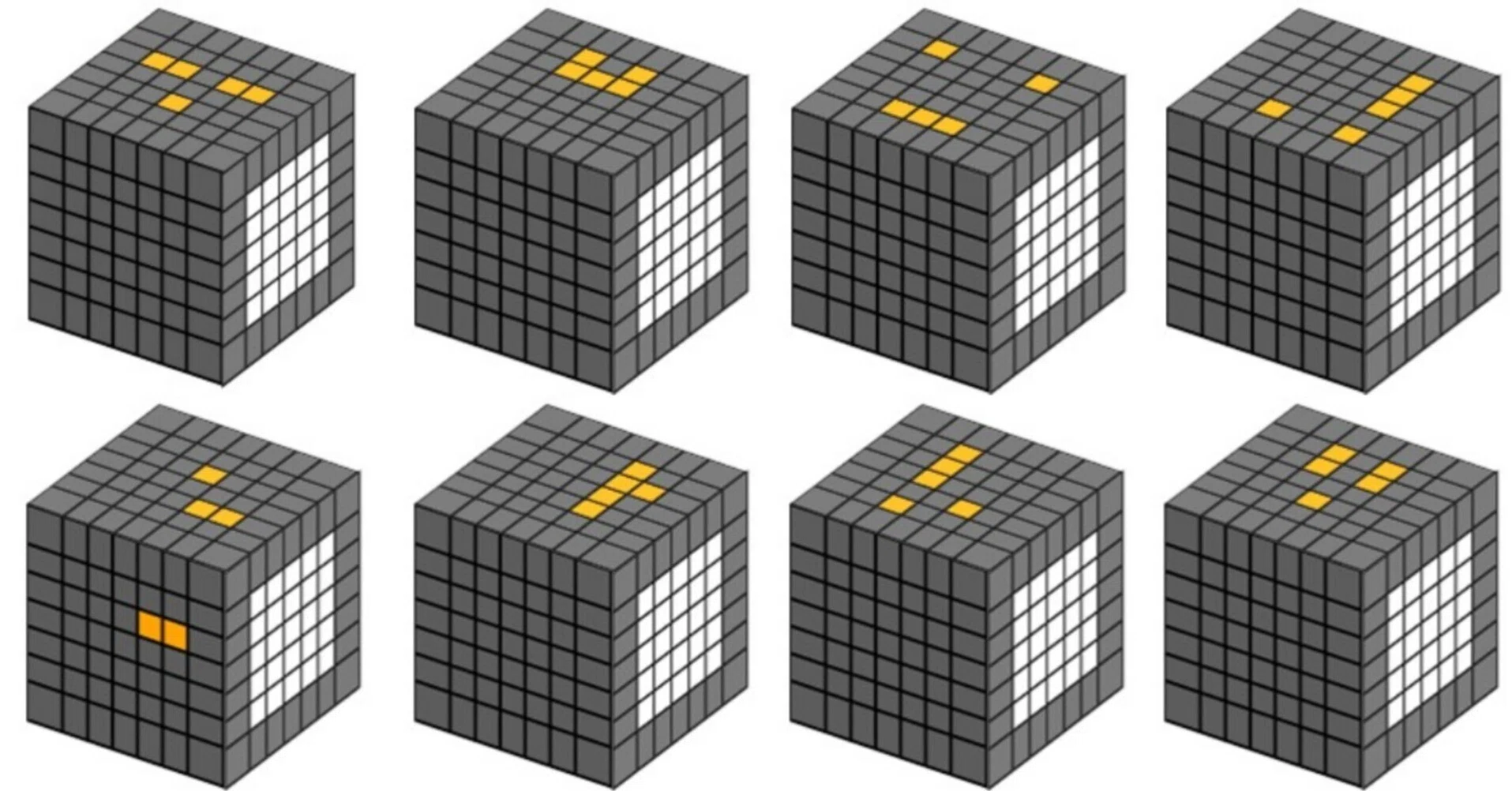 多分割キューブ初心者が7x7を覚える（センターのパターン編）｜るめろ🫠