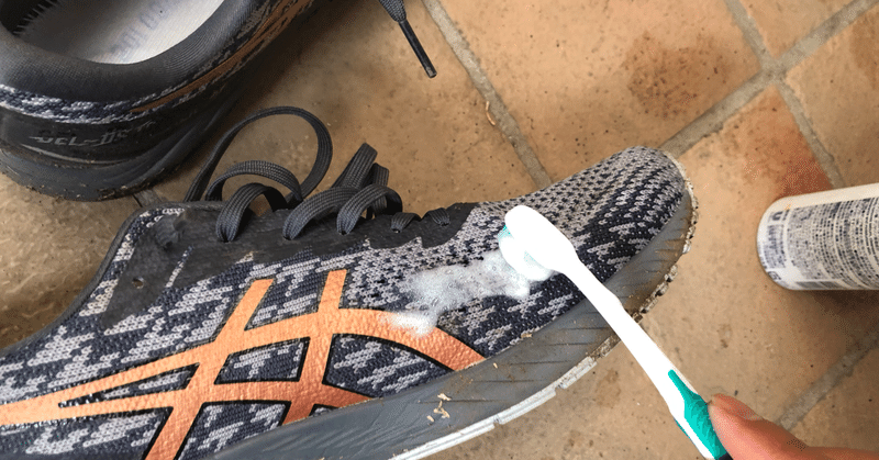 ニット系ランニングシューズを洗う Seiya Note