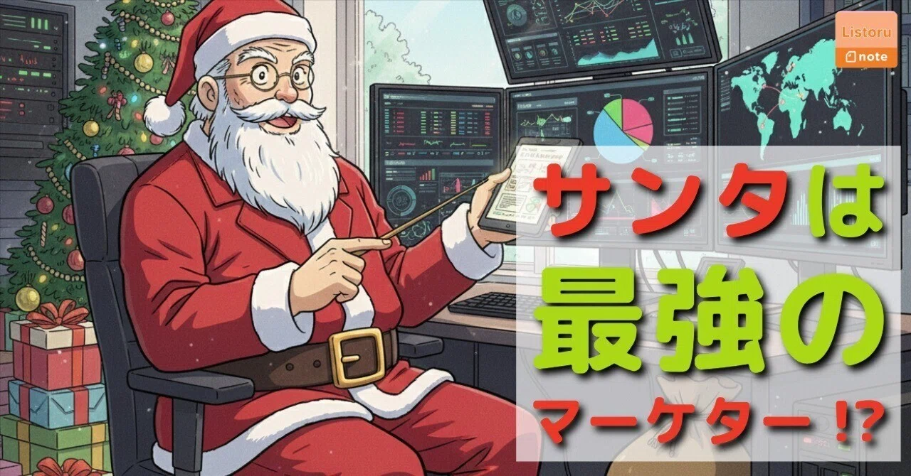 サンタの仕事、実はマーケティング説。欲しいものを届ける仕組みを解説