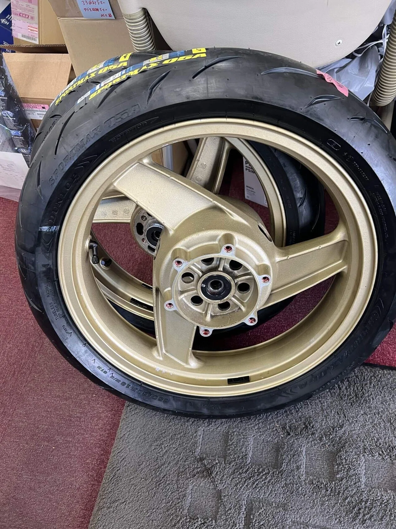 GPZ900R】金ホイール化、ディスク交換①｜柊