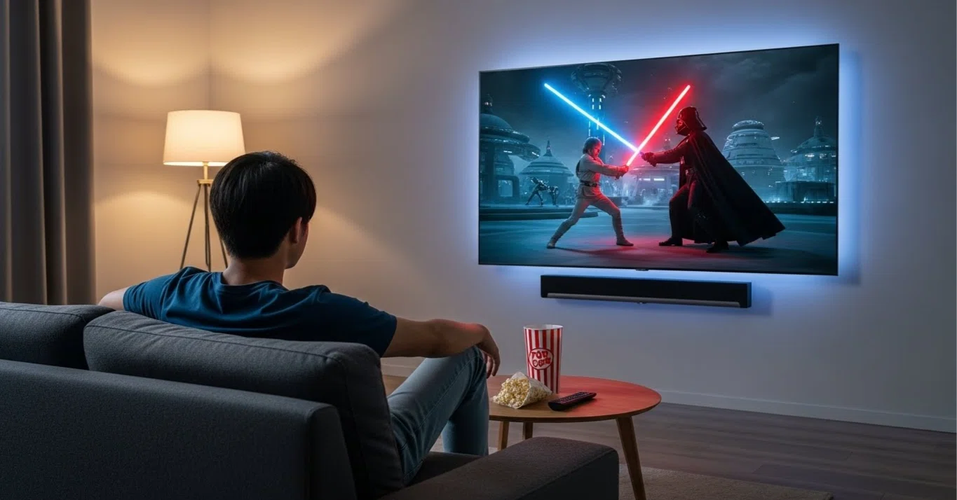 部屋が負ける覚悟はあるか？85インチテレビに人生を賭けたおじさんの 