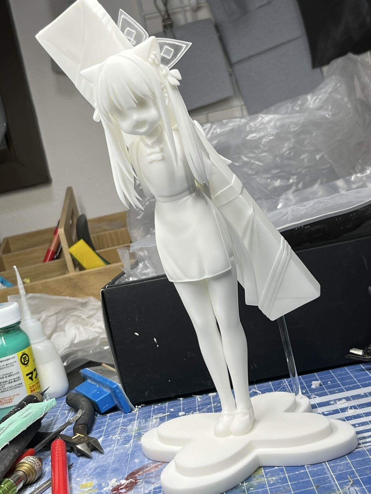 ガレージキット ブルーアーカイブ 春原シュン（幼女） 制作｜お茶漬け