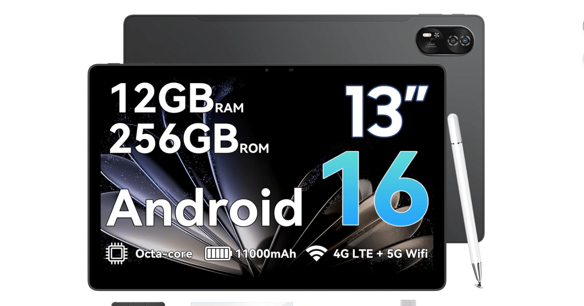 Android16搭載】Blackview MEGA8タブレットレビュー|13インチ大画面で