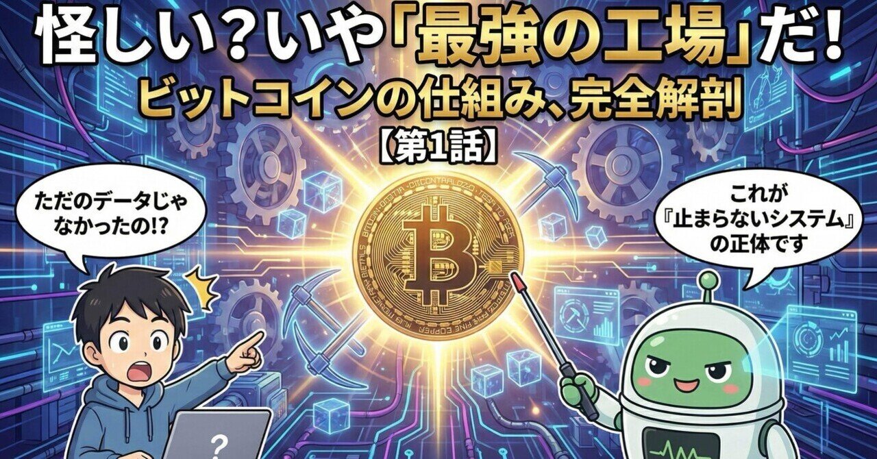 第1話】ビットコインとは何か？仕組みから採掘まで、世界一わかりやすく解説｜りゅうの株式日記