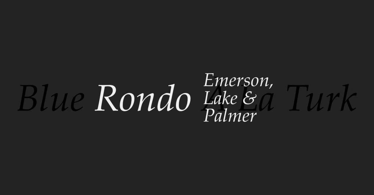 Emerson, Lake & Palmer「Rondo (Live at Lyceum Theatre)」：アグレッシブな演奏が炸裂する ...