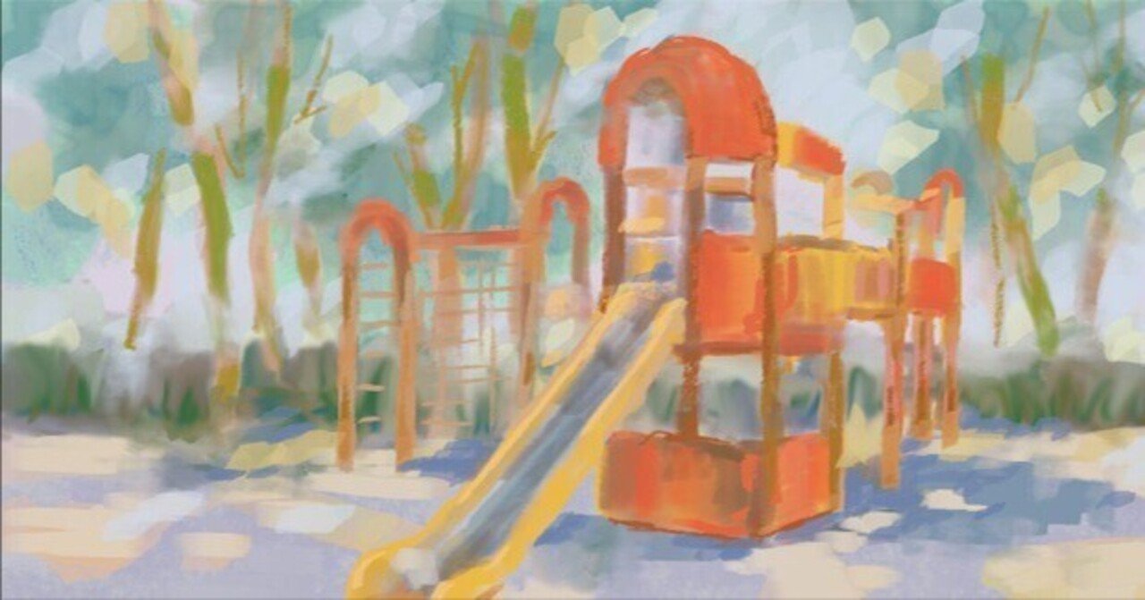 色鮮やかな風景画 000015 半年練習しても上手くいかないエモい風景画。「感情は色で表す」なら色