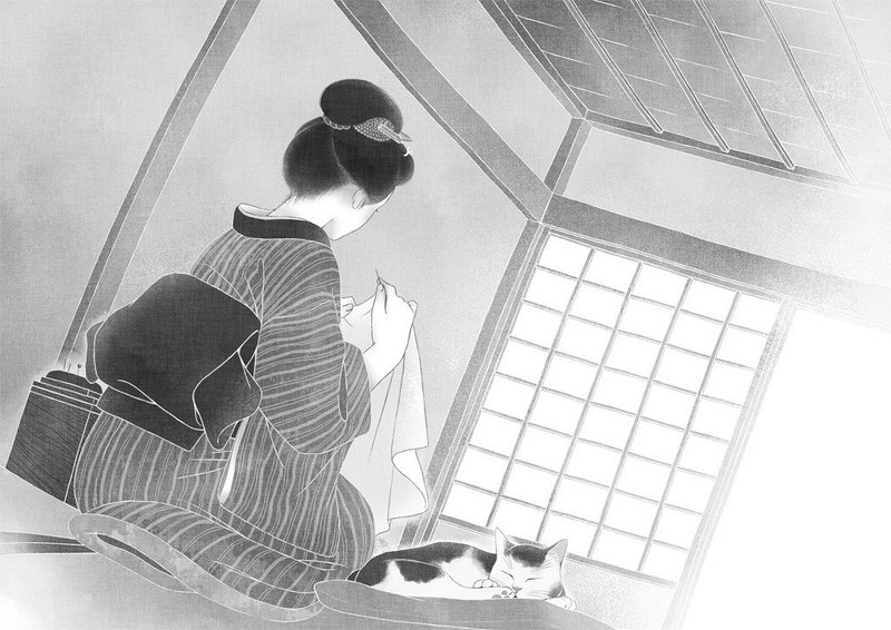 お仕事情報 小説推理 連載 共謀小説家 挿絵 洵 じゅん June Note お仕事情報 小説推理 連載 共謀小説家 挿絵 洵 じゅん June Note