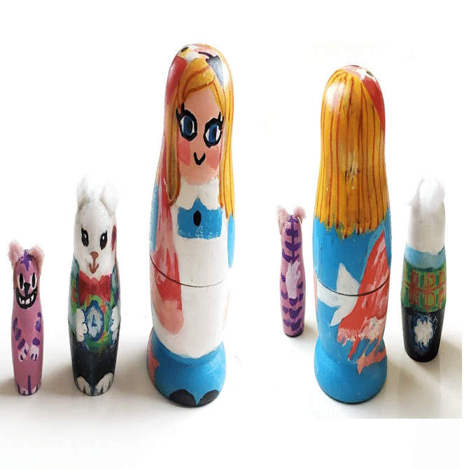 不思議の国のアリスのマトリョーシカ｜カナサン堂