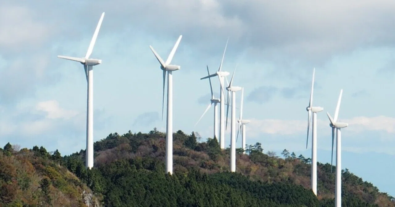 四国山脈の「プロジェクトX」標高1000㍍の風力発電所と石灰石鉱山