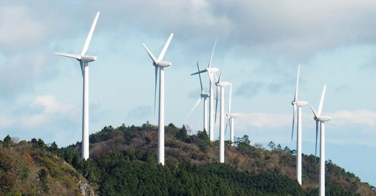 四国山脈の「プロジェクトX」標高1000㍍の風力発電所と石灰石鉱山