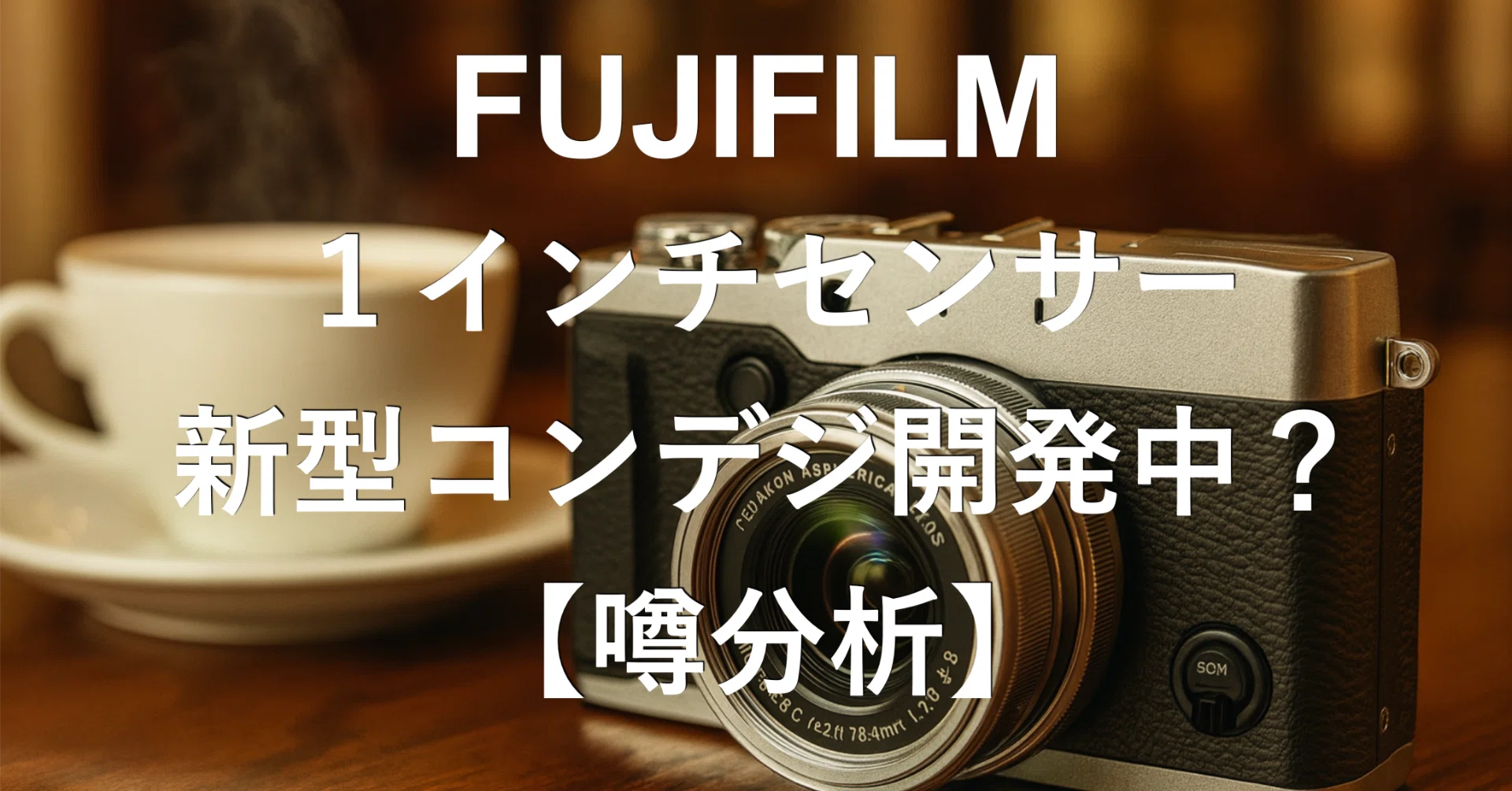 FUJI コンパクトカメラ FUJIFILM | 1インチセンサー搭載の新型コンデジの開発中？の噂について