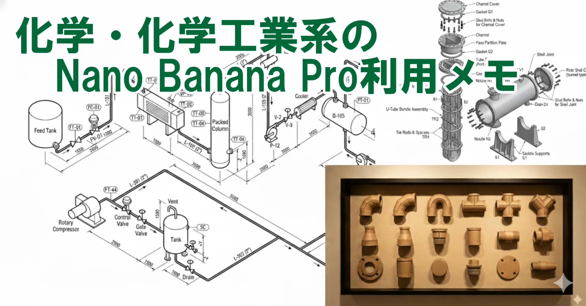 化学・化学工業系のNano Banana Pro利用メモ｜かねまる@化学プラント技術者