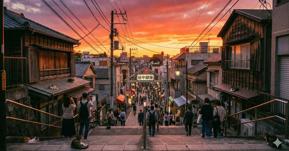 Sunset Rectangle Photo Sunset in Yanaka|rekisi888