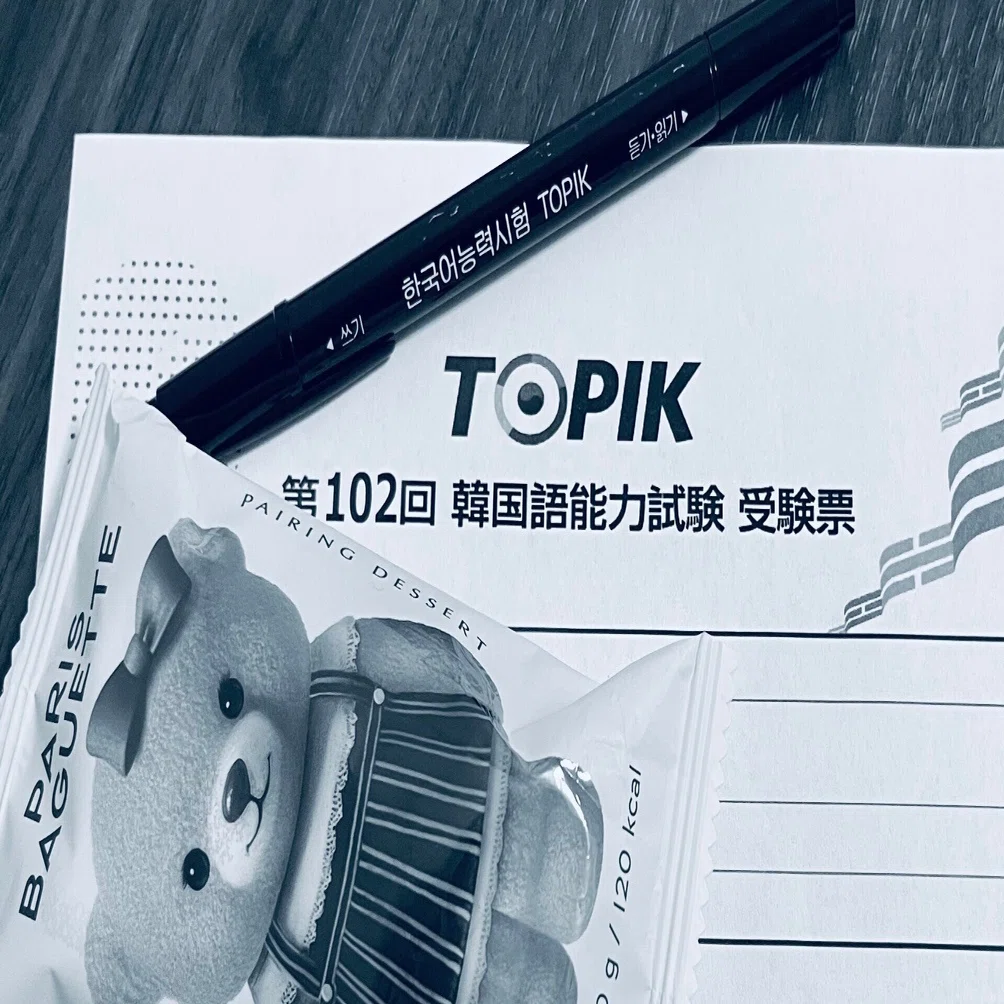 TOPIK6級合格まで vol.2 独学テキストと当日の'꿀팁'｜韓国語学習