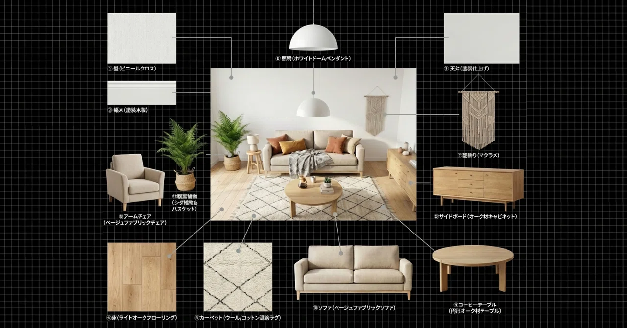 Trying to Generate a Material Board (Style Image) [Nano Banana Pro ...