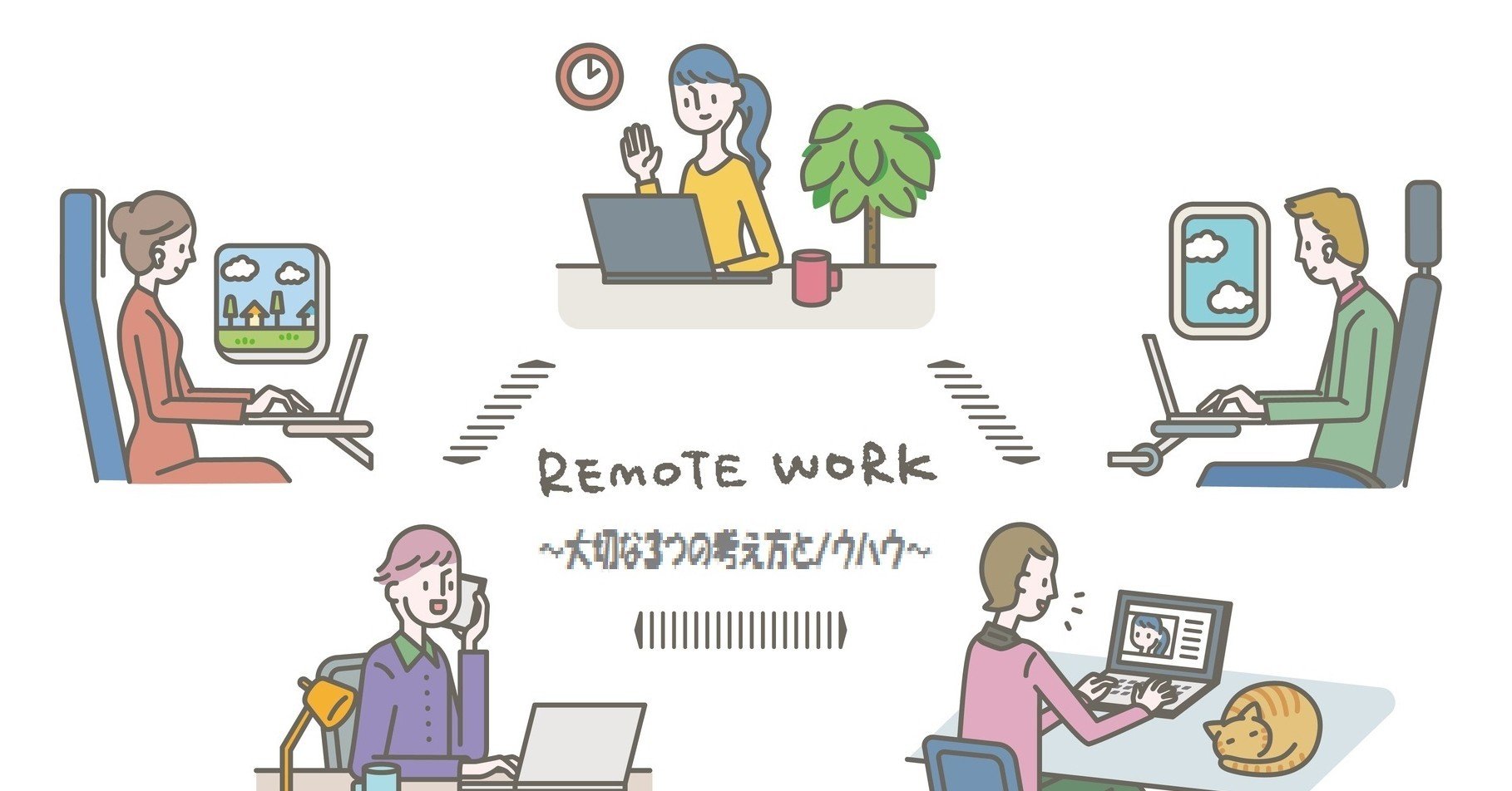 リモートワークに大切な3つの考え方とノウハウ 株式会社リクルート 公式note リモートワークに大切な3つの考え方とノウハウ 株式会社リクルート 公式note