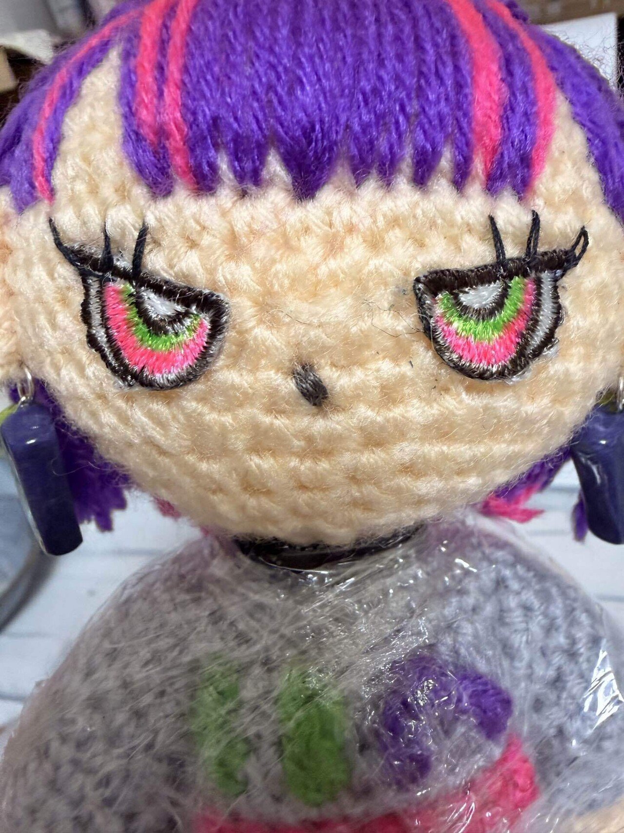 ニラちゃん/あみぐるみ｜Mamemochi