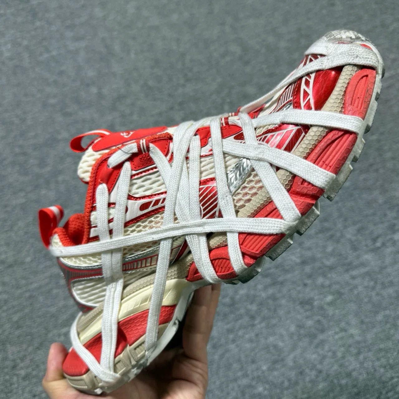 バレンシアガ 3XL エクストリーム レース オレンジベージュ ディ