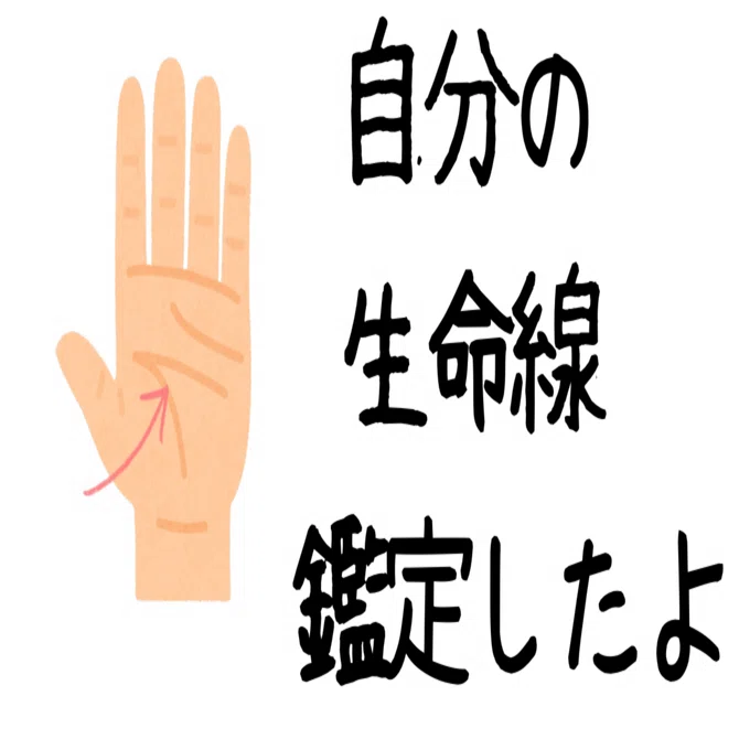 Luv 5自分の生命線を鑑定してみました！手相に詳しい方、当たって