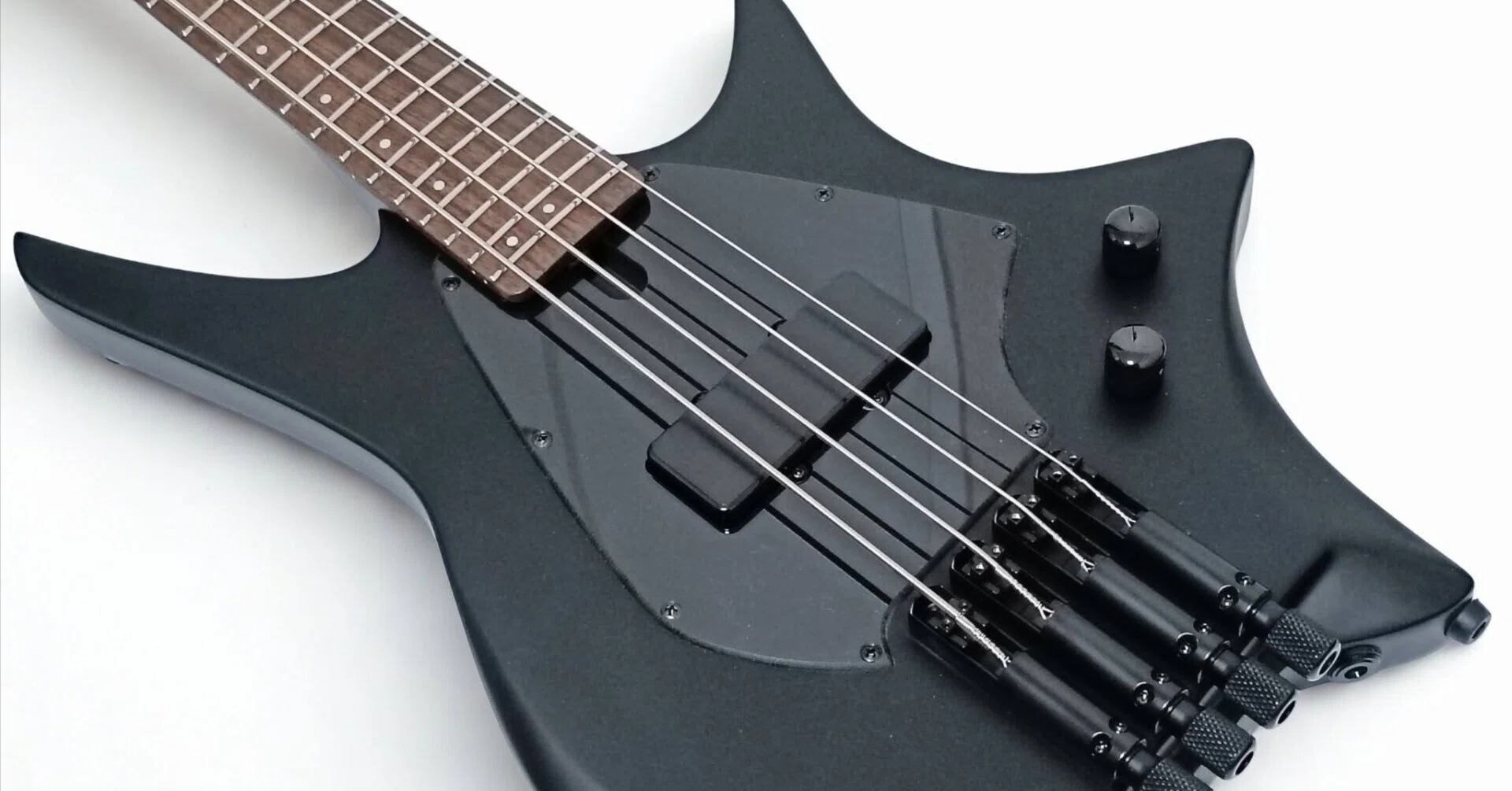 ベース HEX Guitars / NB300 Black HEX Guitars NB300 レビュー｜漆黒の異形を使役する｜神宮カミト